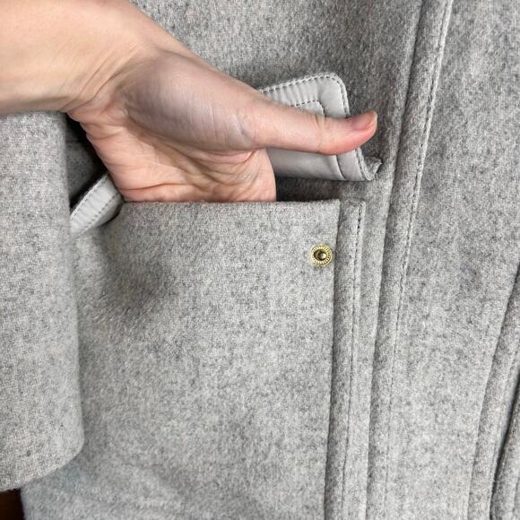 J. Crew Vail Parka Wool Coat Gray - Picture 13 of 15